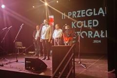 Występ uczestników ŚDS podczas przeglądu kolęd i pastorałek 