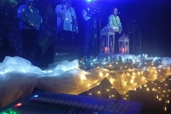 Występ Uczestników ŚDS na scenie w Annopolu - przegląd Kolęd i Pastorałek 