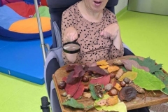 Uczestnicy podczas zajęć terapeutycznych