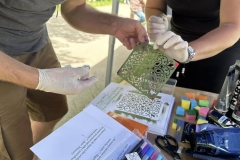 Uczestnicy podczas warsztatów na pikniku żeglarskim
