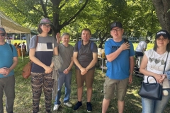 Uczestnicy podczas pikniku żeglarskiego 