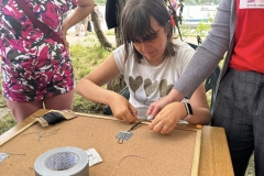 Uczestnicy podczas warsztatów na pikniku żeglarskim