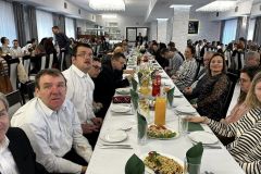 Uczestnicy ŚDS podczas zabawy Sylwestrowej w restauracji Kryształowa 